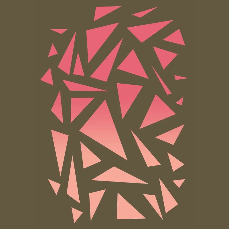 Triangle Pattern - Pink Gradient