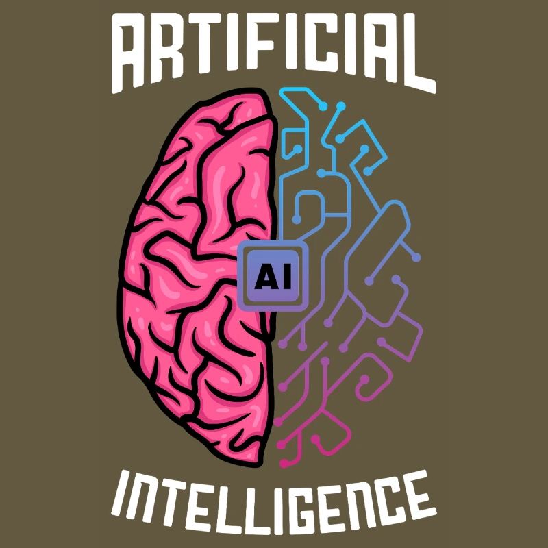 Artificial Intelligence Brain Tech Design