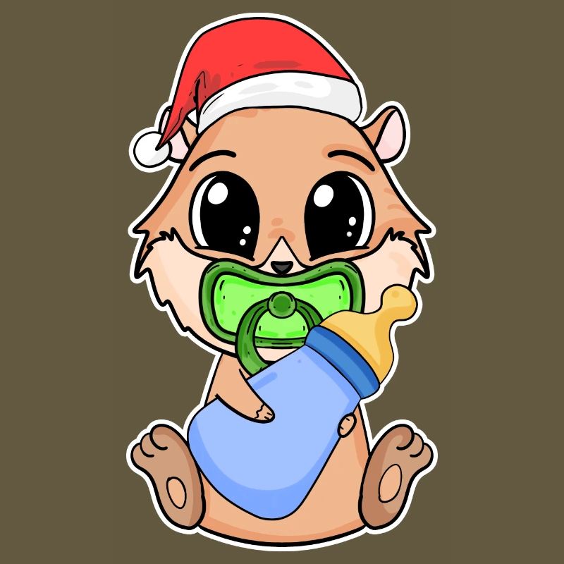 Cochon d’Inde Bébé Cochon d’Inde de Noël