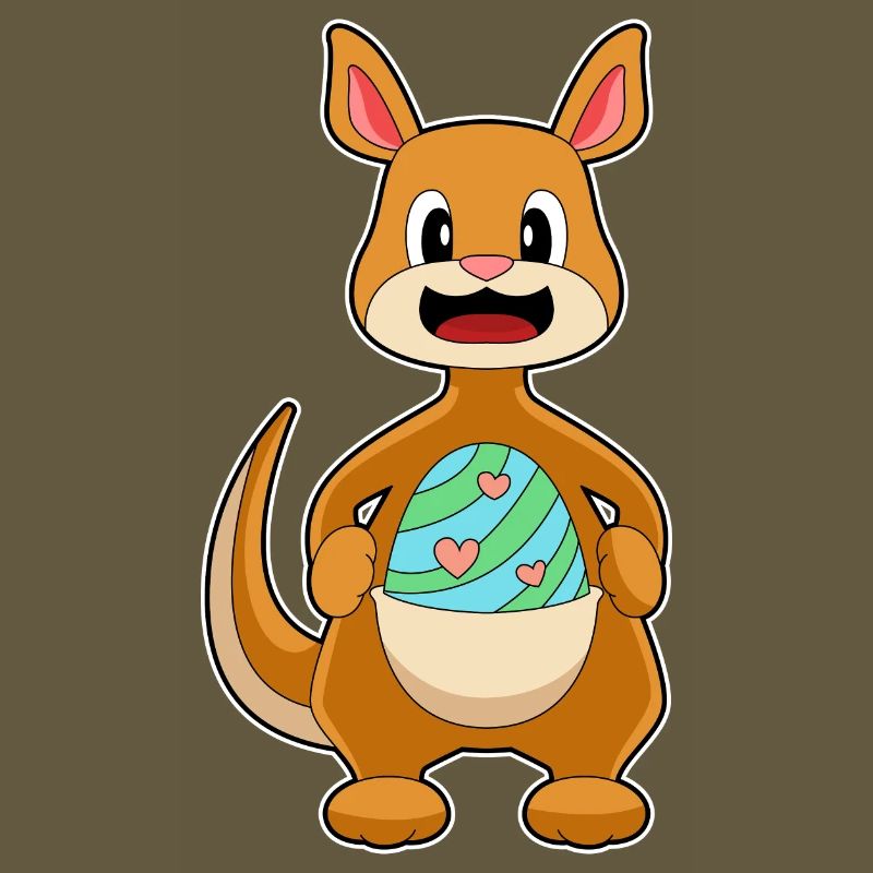 Kangaroo Easter Easter Egg