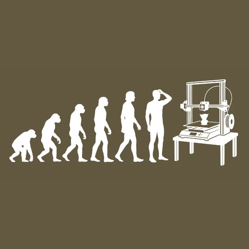 3D Printing Evolution – From Monkey to Maker