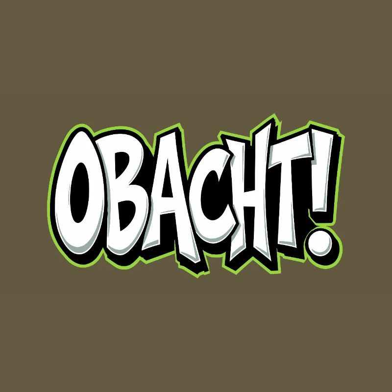 Caution Bavarian Saying Dialect Warning