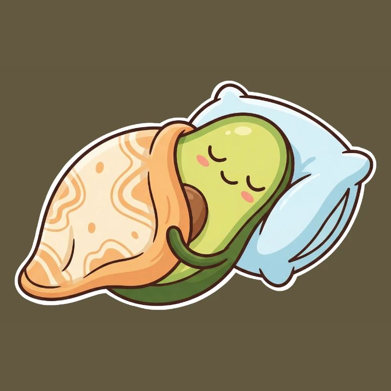 Avocado Sleeping