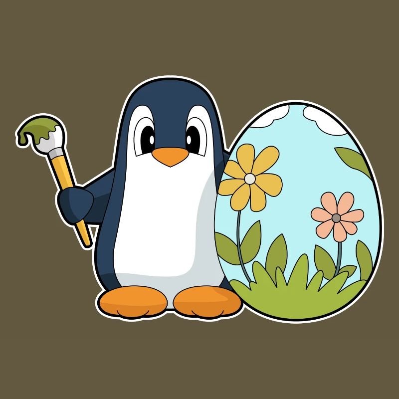 Penguin Easter Easter Egg