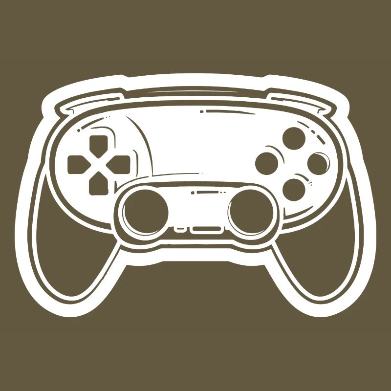 Video Game Controller Drawing