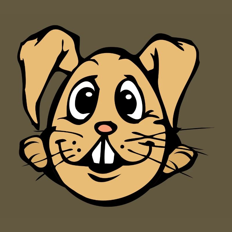 Rabbit! comic bunny egg funny egghead Easter