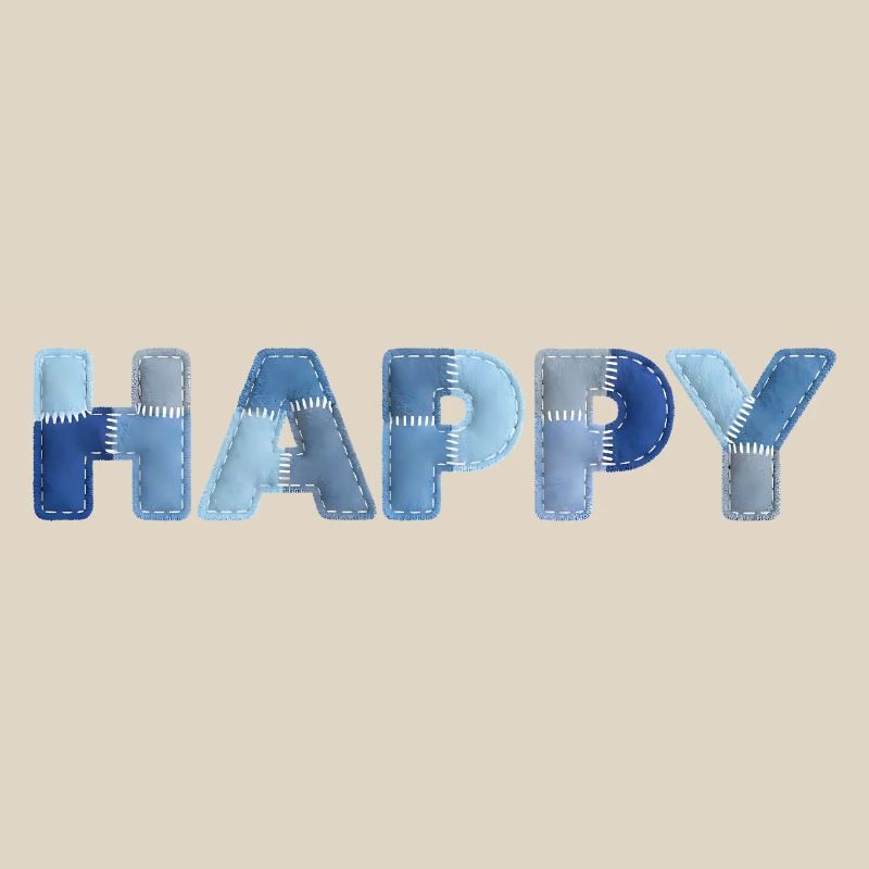 HAPPY Denim Patchwork neuer Trend