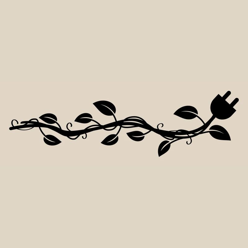 Garland leaves, which ends in a plug.