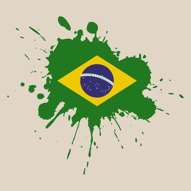 Conception de spot de drapeau du Brésil