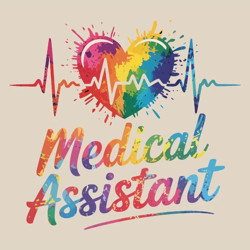 Regenbogen Medizinalassistent Herz