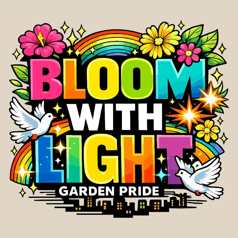 Bloom With Light Garden Pride Blumen Statement