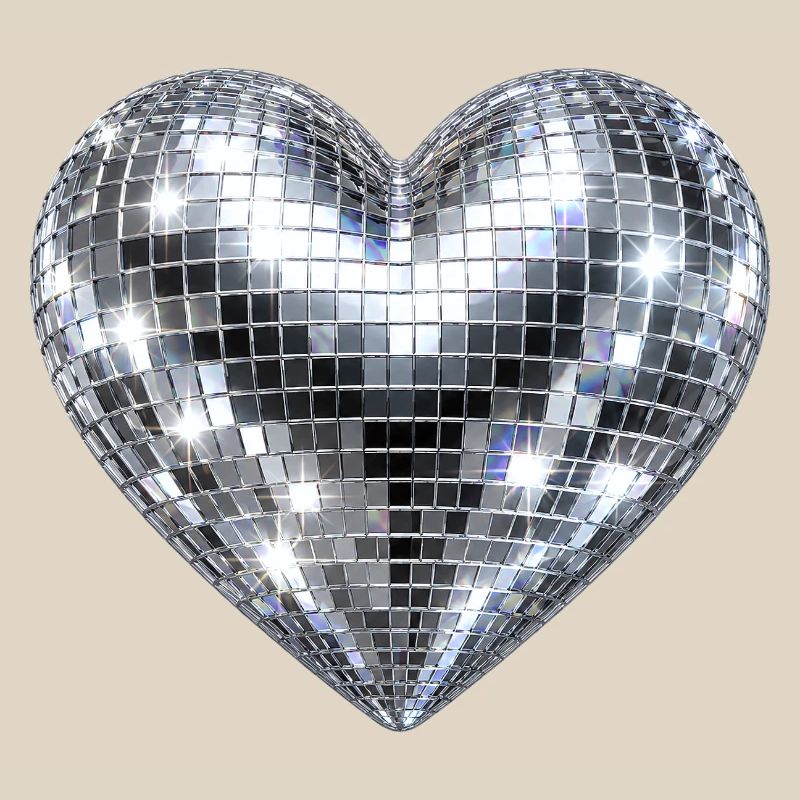 Heart Disco Glitter