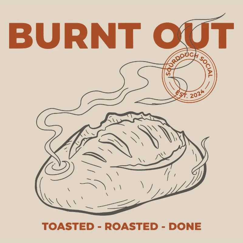 Sauerteigbrot-Backen Burnout Bäcker-Ära