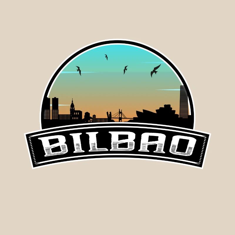 Bilbao Spanien Skyline Spanisches Souvenir