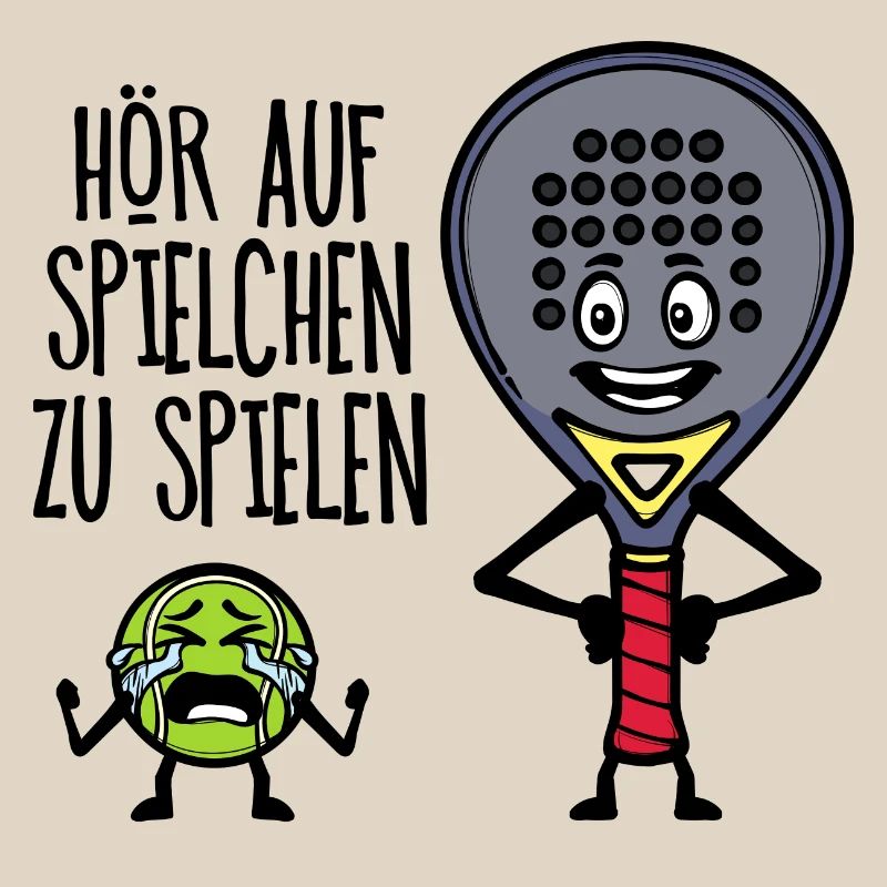 Freizeit Spieler Statement Padel Ball Schläger