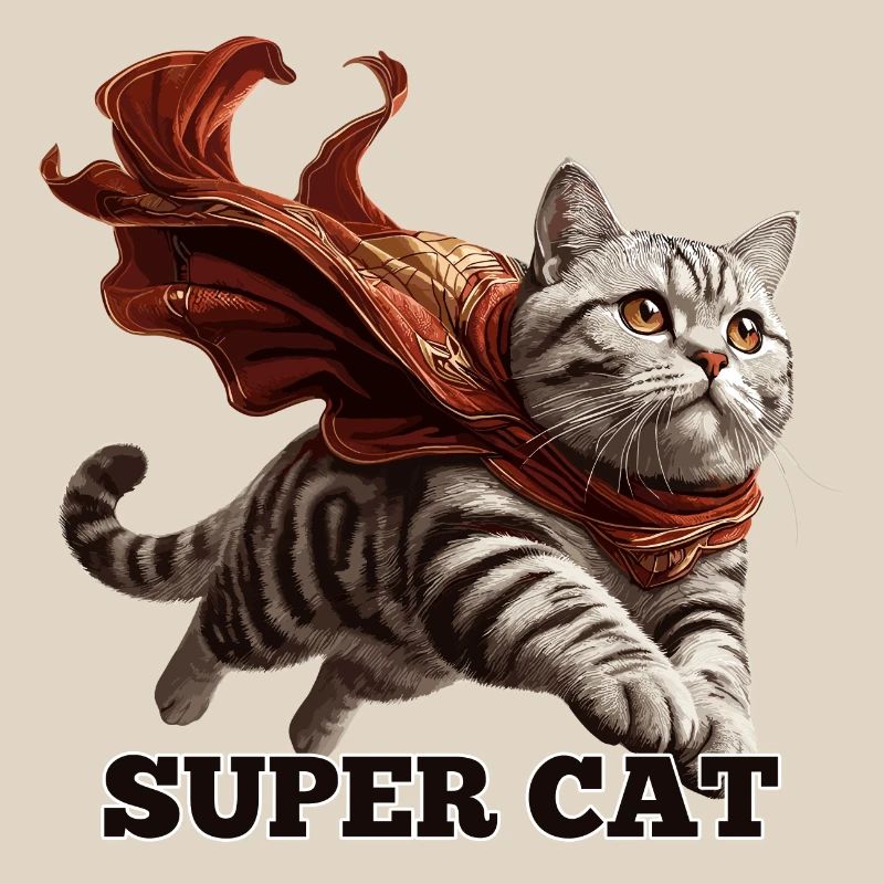 Super Katze Britisch Kurzhaar BKH getigert