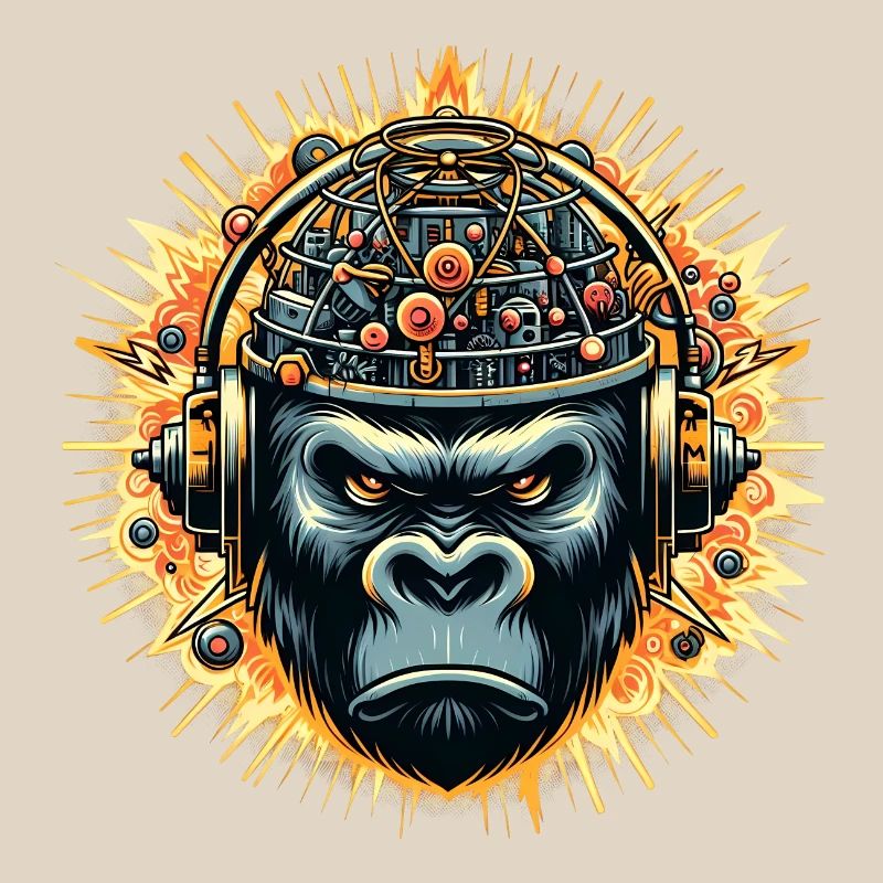 Gorilla Cybersound avec Techno Head