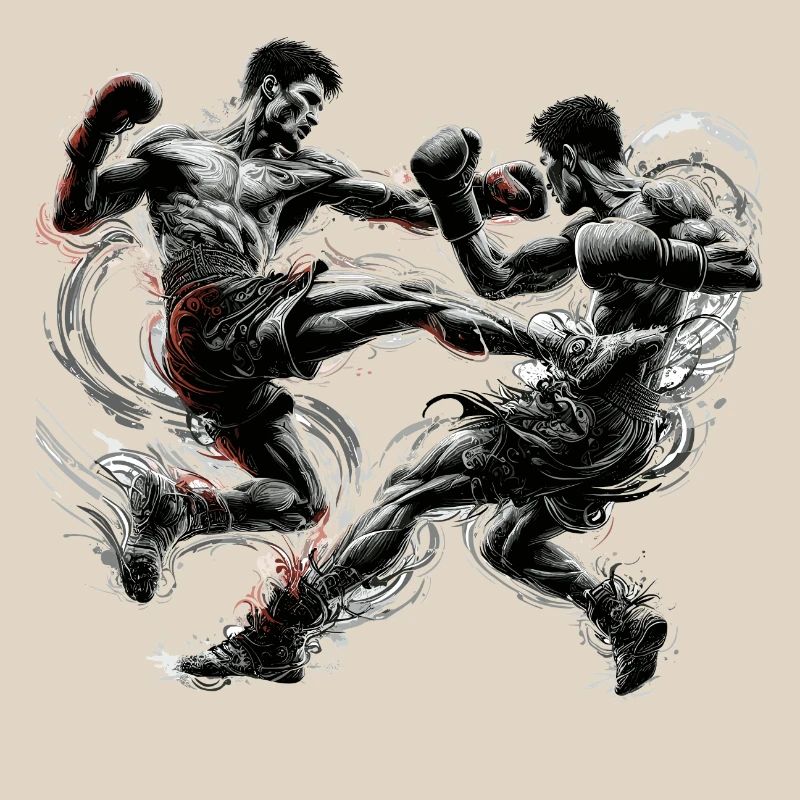 Kickboxing Boxe thaïlandaise Cadeau de boxe Muay Thai