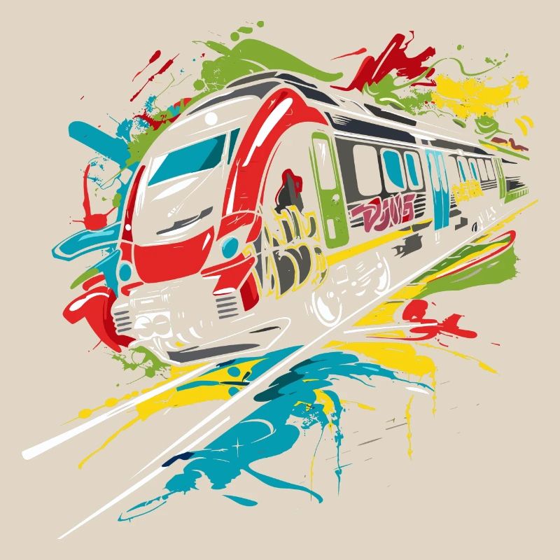 Graffiti Eisenbahn
