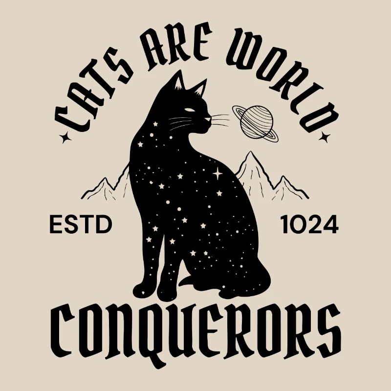 Black Cat Conqueror - Mystical Cat Theme