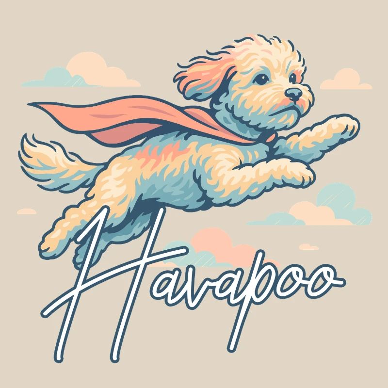 Super Dog Havapoo Cape Cape Gift