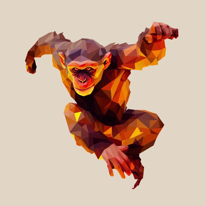 Polygone Orang-outan Sprinter