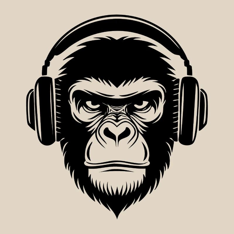 Festival Groove Crowd Mix Monkey Head Shirt