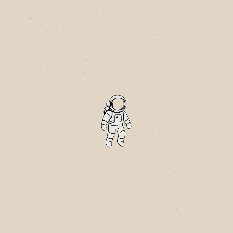 Astronaut Alone in the Void