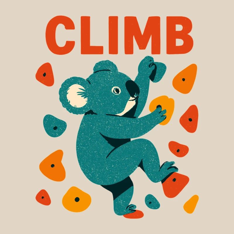 Bouldering Koala Koala Bear Climb Climbing Gift
