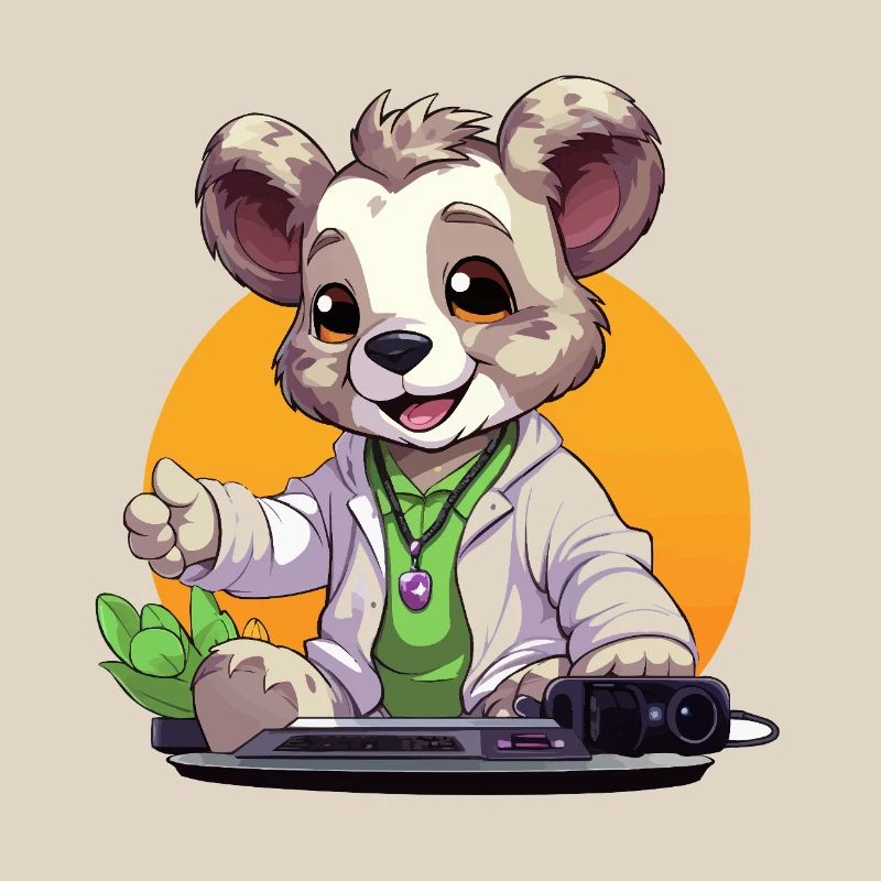 Tech-Koala Creator au look rétro