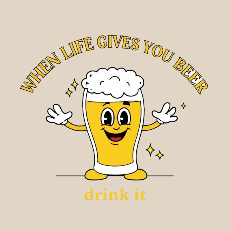 Devise de la bière Devise Cartoon