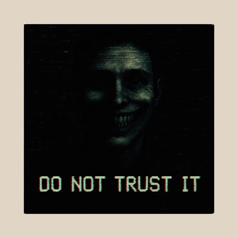 Do Not Trust It Glitch Horror