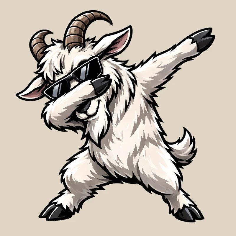 Dabbing Goat