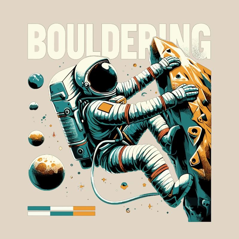 Astronaut Bouldering – Climbing in Space Design