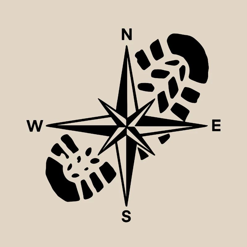 Hiker Compass Wandergeschenk