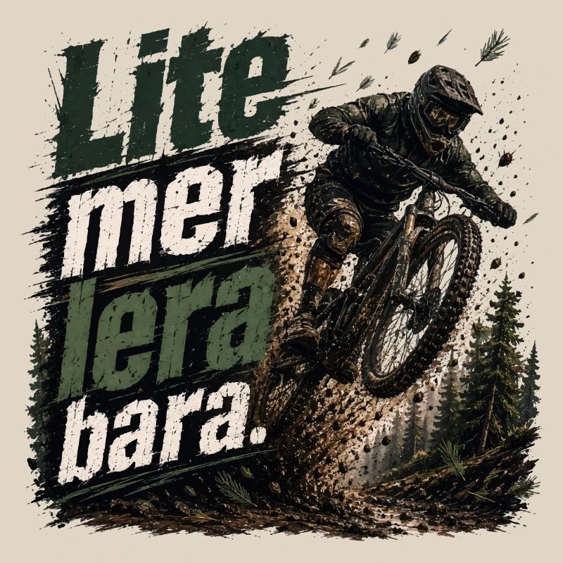 Mountainbiking Abfahrt: Ein bisschen mehr Schlamm, das ist alles