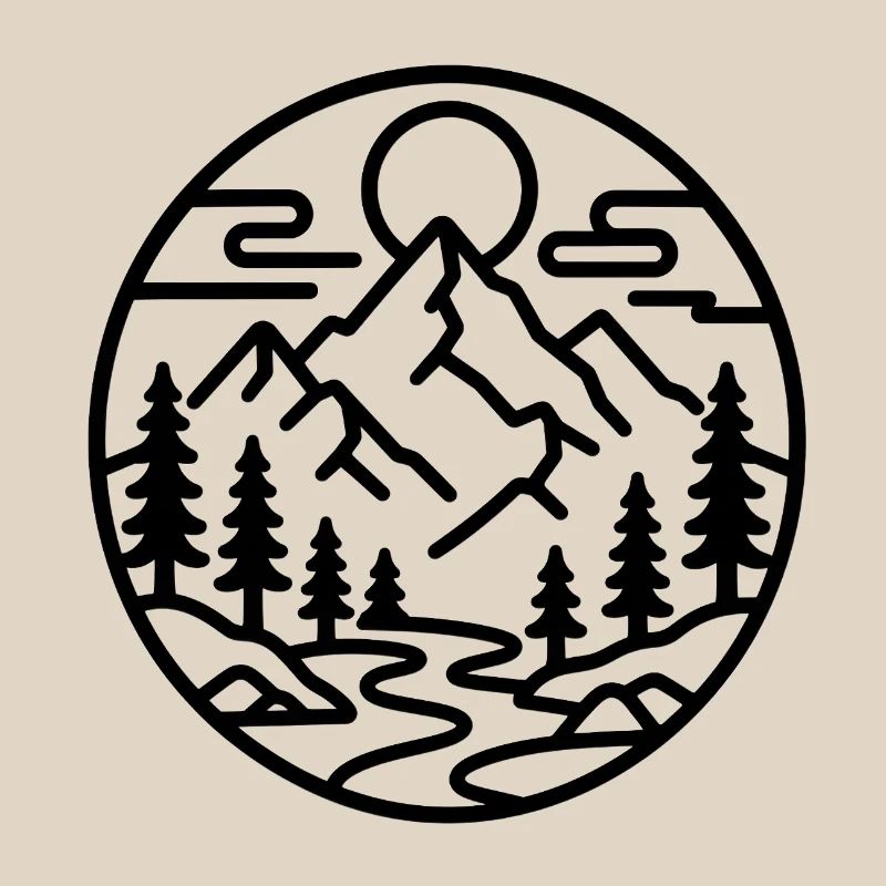 Mountain Forest Emblem