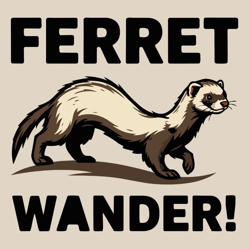 Ferret Wander Ferret Exploration Browsing