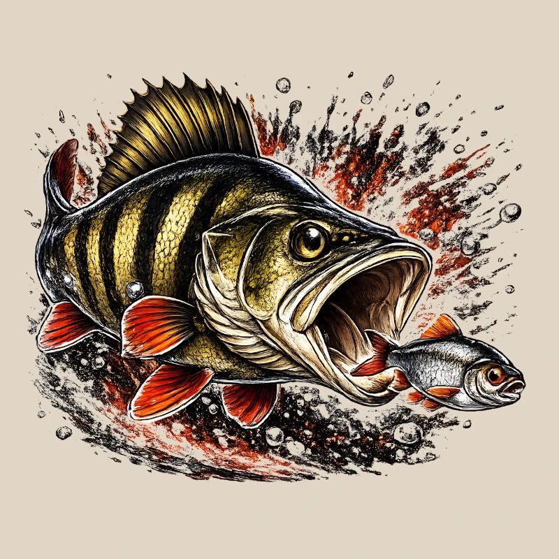 Conception de la pêche aux prédateurs de perchaudes explosives