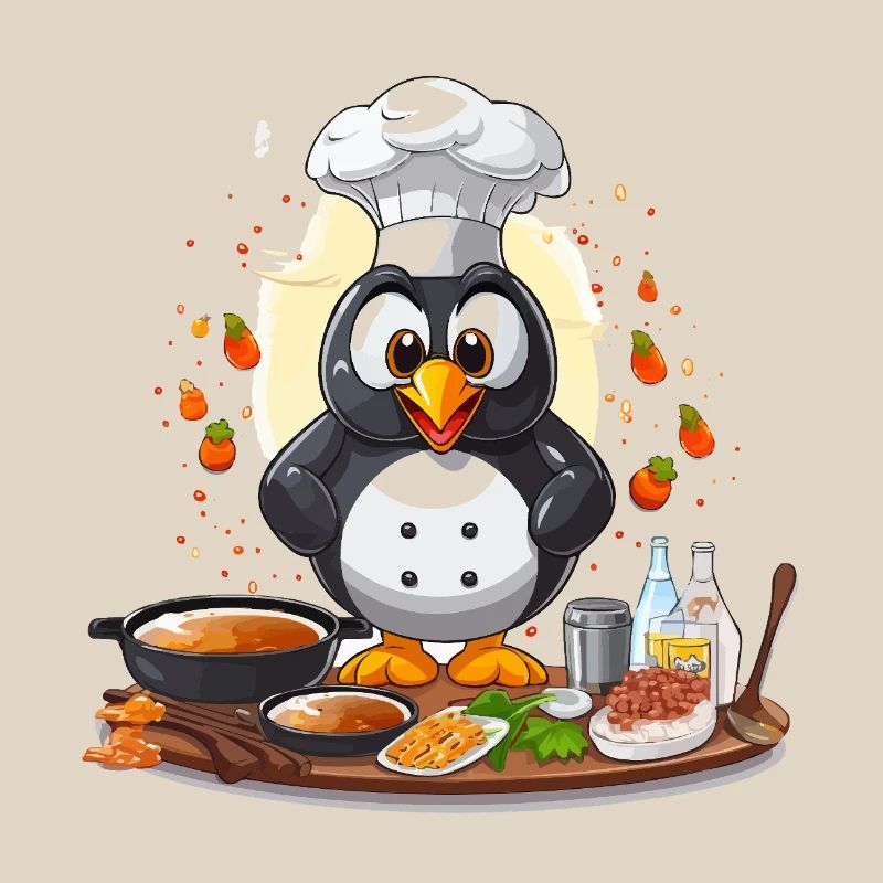 Küchenpinguin Chef Design