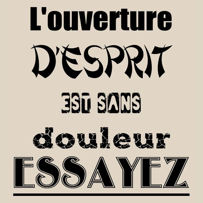 L'ouverture de la pensée est sans douleur