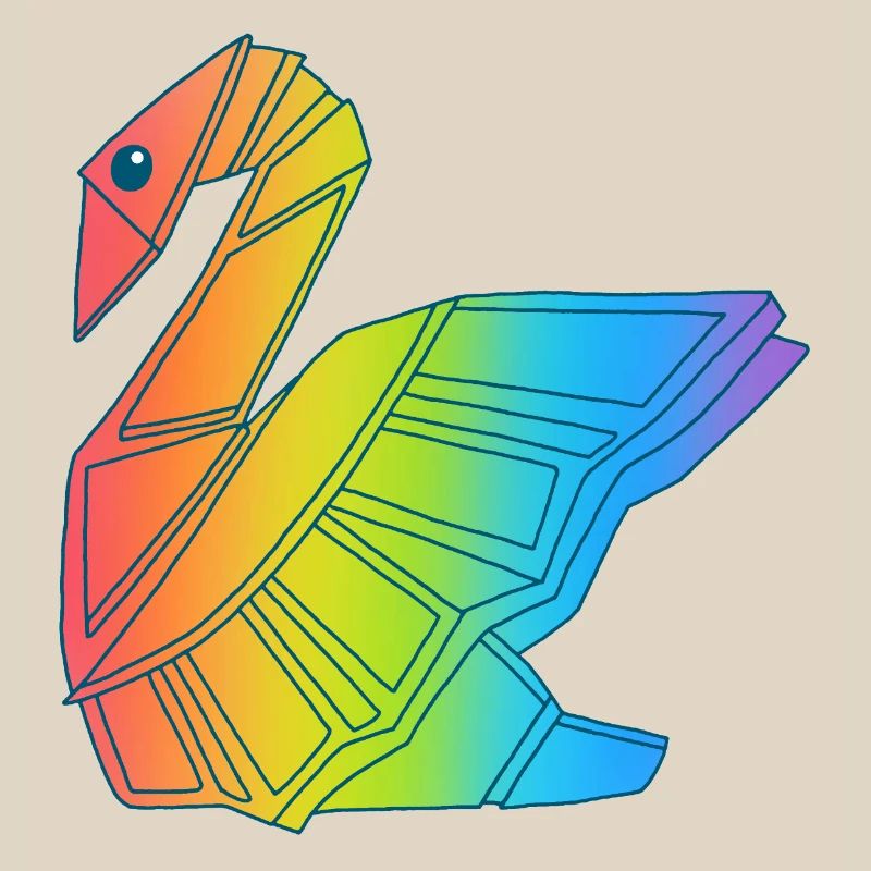 Rainbow Swan