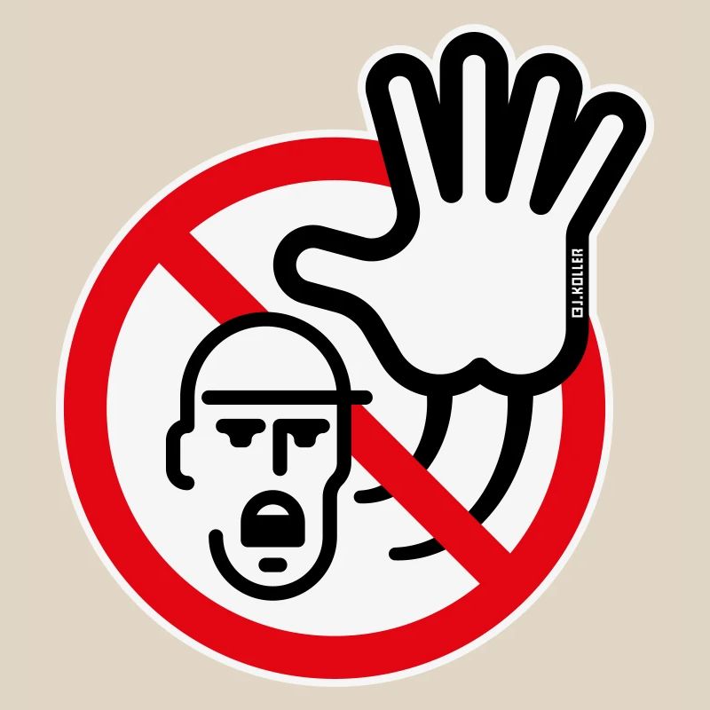 Panneau d’avertissement / Avertissement / Interdiction (Symbole / 3C)