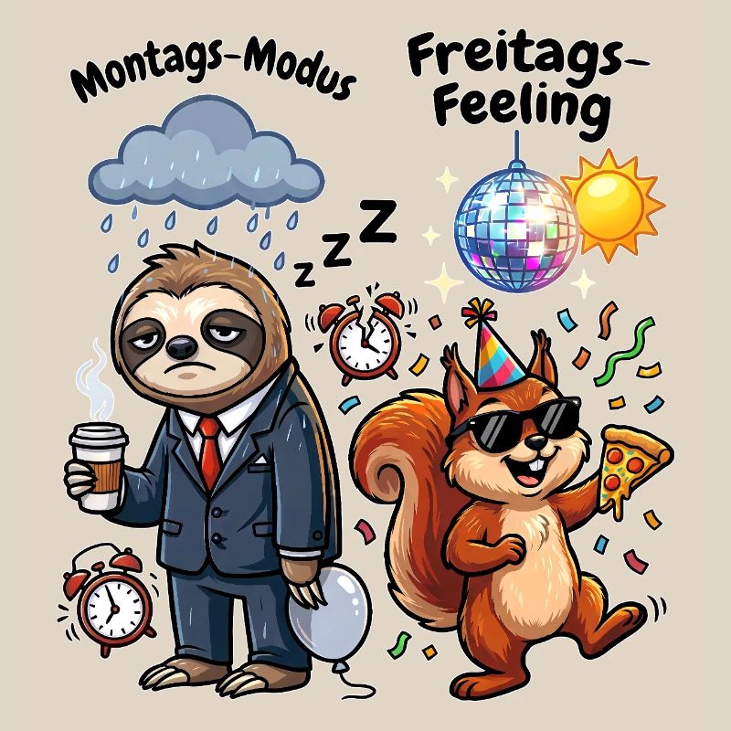 Monday mode vs Friday feeling