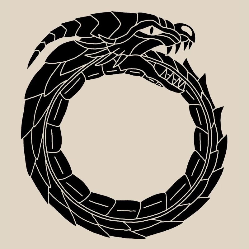 Verschlingender Schwarzer Drache