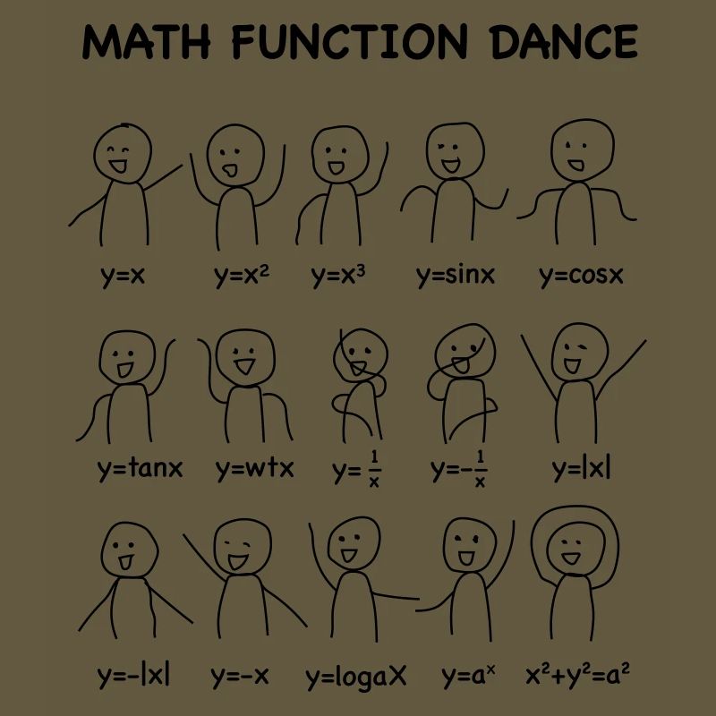 The 'Math Function Dance' (Nerd Shirt)