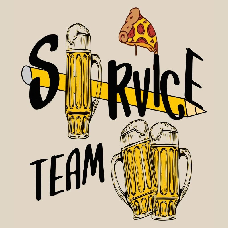 Bière de l'équipe de service