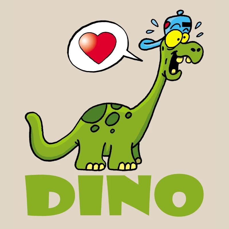 Kawaii manga dinosaur