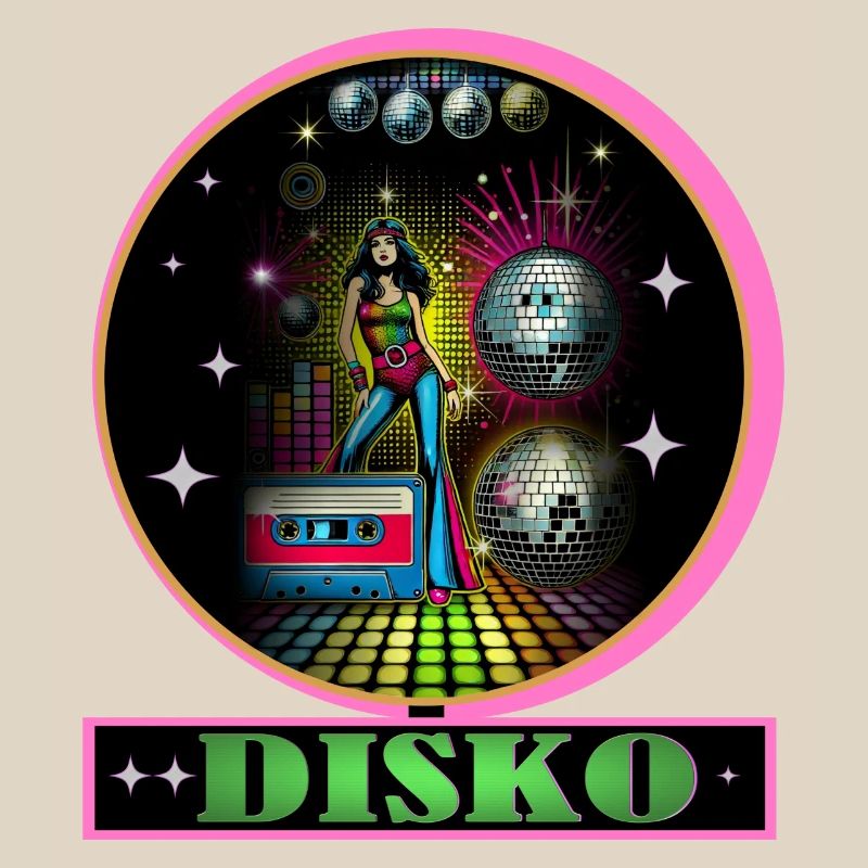 Disco Diva Neon Glitzerkugeln