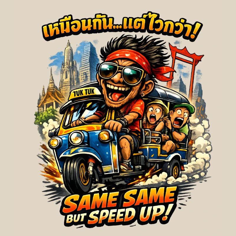 Tuk Tuk Thailand – Same Same But Speed Up